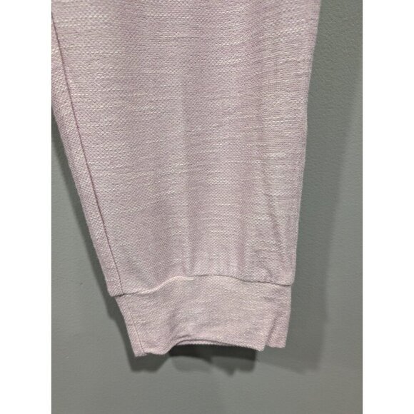 NWT Fabletics Women’s French Terry Arnae Capri Jogger Leggings Pink Size Medium - Picture 5 of 16